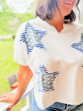 Load image into Gallery viewer, Make a Wish Star Patch Top
