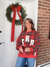Load image into Gallery viewer, Merry &amp; Bright Pullover | Red
