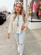 Load image into Gallery viewer, Charming Beauty Blouse | Chambray