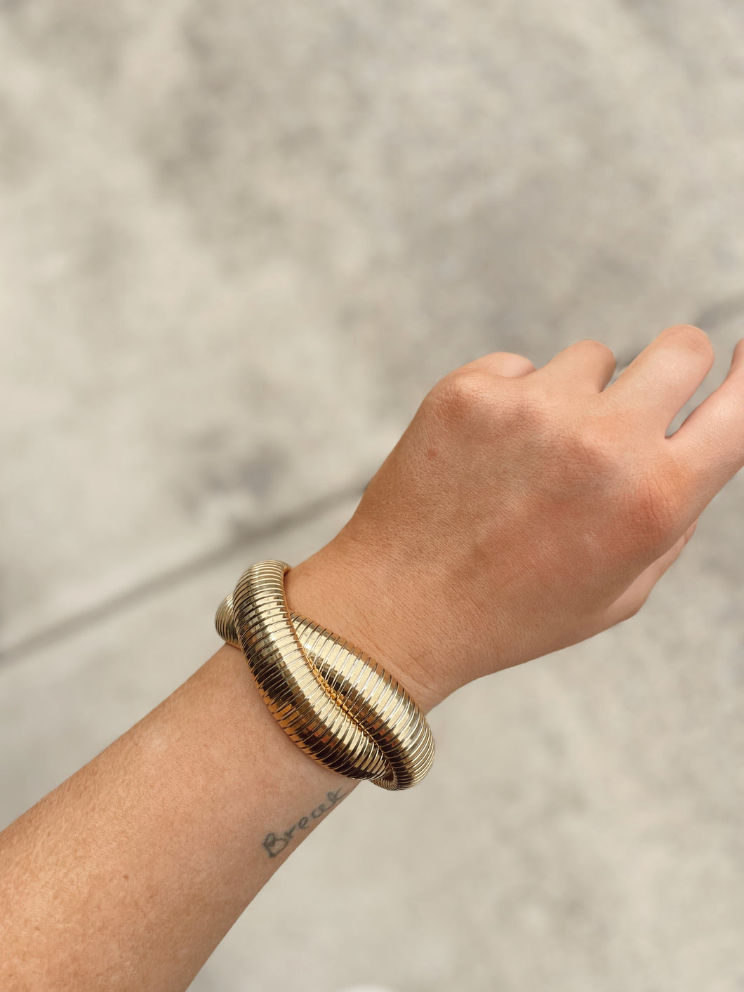 Lauren Kenzie Gold Wrap Bracelet