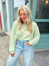 Load image into Gallery viewer, Slow It Down Pullover | Pistachio