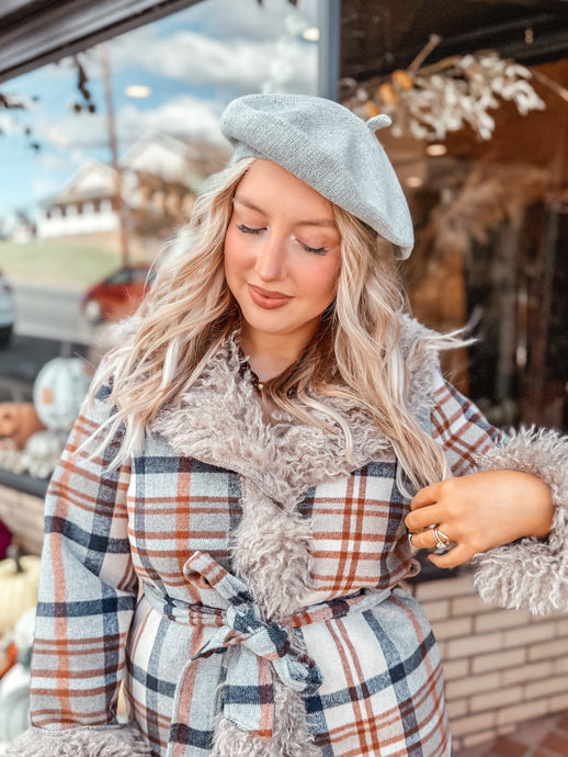 Henhouse in Paris Beret | Gray