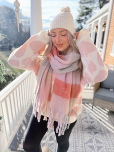 Winter Essential Scarf | Pink