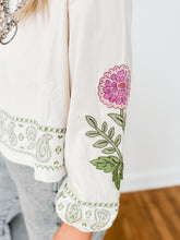 Load image into Gallery viewer, Edmond Embroidered Long Sleeve Top