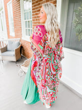 Load image into Gallery viewer, Love Grows Kimono | Maroon