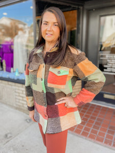 Giving Season Plaid Shacket