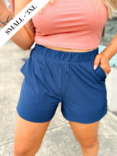 Load image into Gallery viewer, Joy in My Heart Shorts | Navy