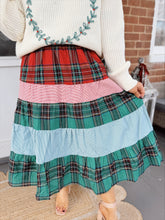 Load image into Gallery viewer, Holly Jolly Plaid Skirt