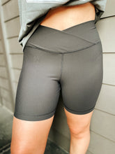 Load image into Gallery viewer, Back in Black Biker Shorts