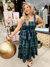 Load image into Gallery viewer, The Winslet Plaid Dress - Green