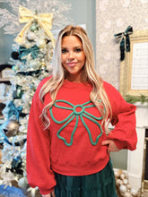 Load image into Gallery viewer, Merry Mistletoe Sweater | Red