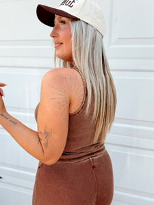 Urban Outing Tank - Chestnut