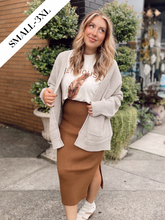 Load image into Gallery viewer, Cozy Cutie Cardigan - Taupe