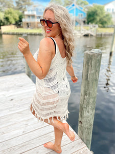 Bahama Bound Crochet Dress