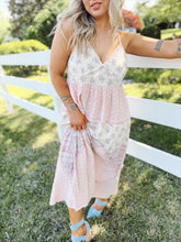 Load image into Gallery viewer, POL Penny Patchwork Maxi Dress