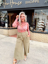 Load image into Gallery viewer, Ruth Linen Pants | Olive