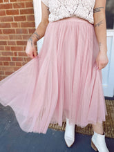 Load image into Gallery viewer, Dance All Day Tulle Midi Skirt - Pink