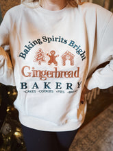 Load image into Gallery viewer, Gingerbread Bakery Crewneck Sweatshirt