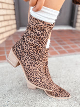 Load image into Gallery viewer, Vienna Leopard Huggie Bootie