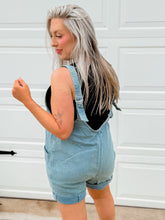 Load image into Gallery viewer, Feeling Free Short Overalls | Teal