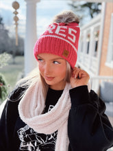 Load image into Gallery viewer, Après Ski Pom Beanie | Hot Pink