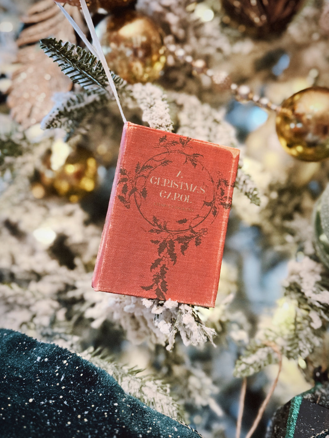 A Christmas Carol Journal Ornament