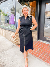 Load image into Gallery viewer, Keep Me In Line Dress | Black