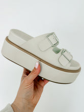 Load image into Gallery viewer, Lucille Platform Sandal | Cream