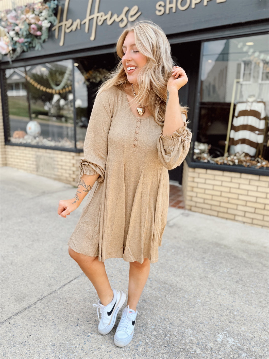 Favorite Girl Dress | Apricot