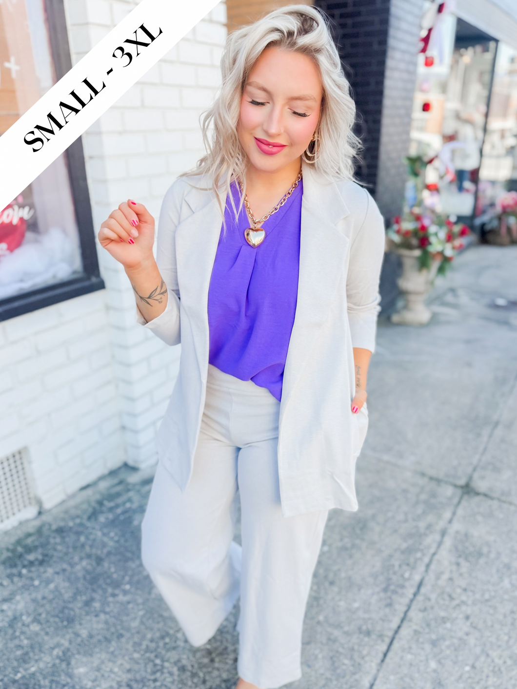 Back Again Blazer | Gray