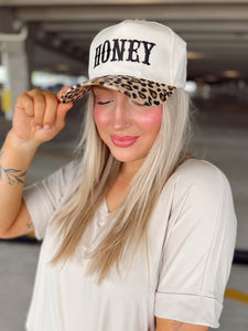 HONEY baseball cap | Leopard