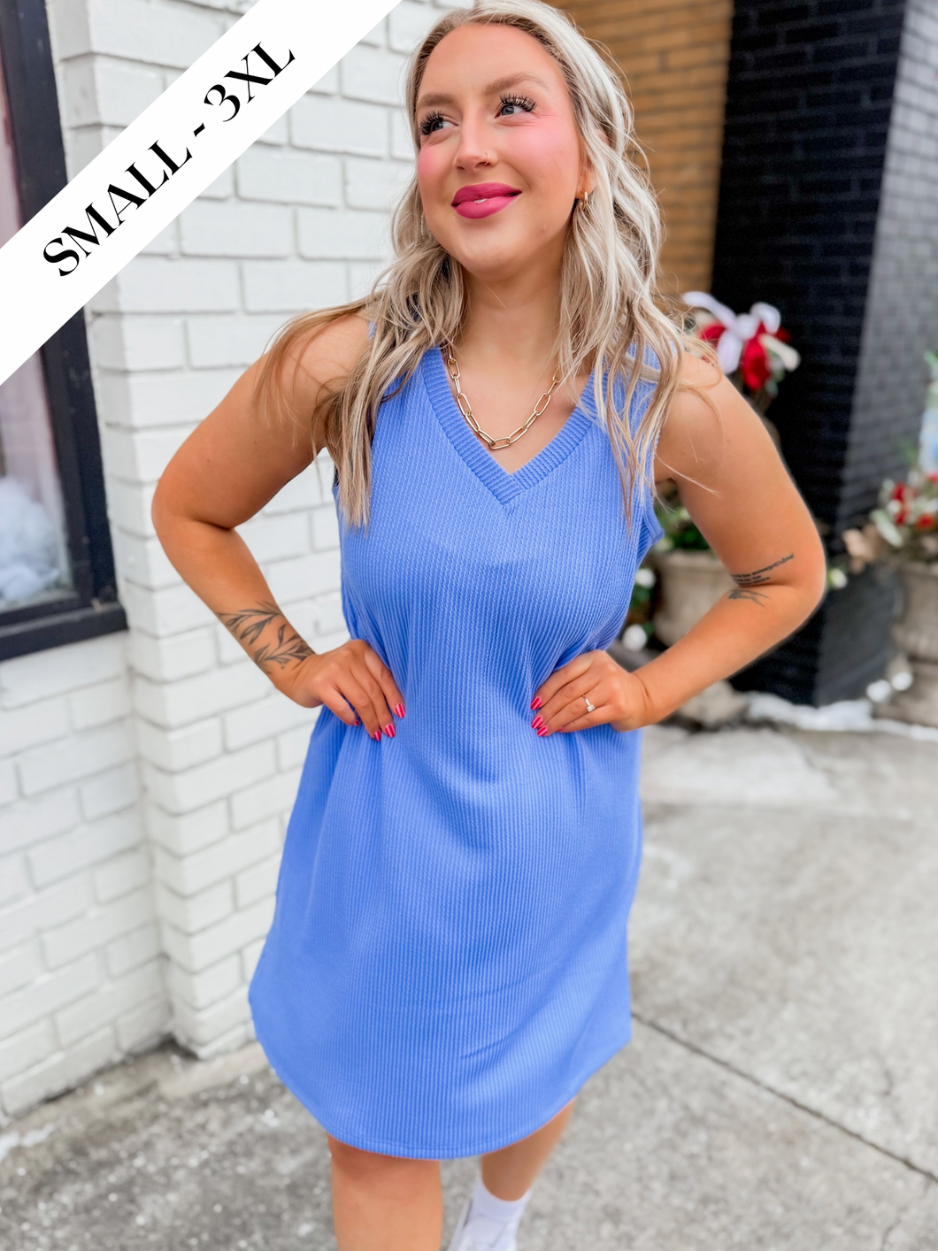 Brandy Dress | Periwinkle