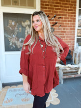 Load image into Gallery viewer, Be True Button Up Tunic