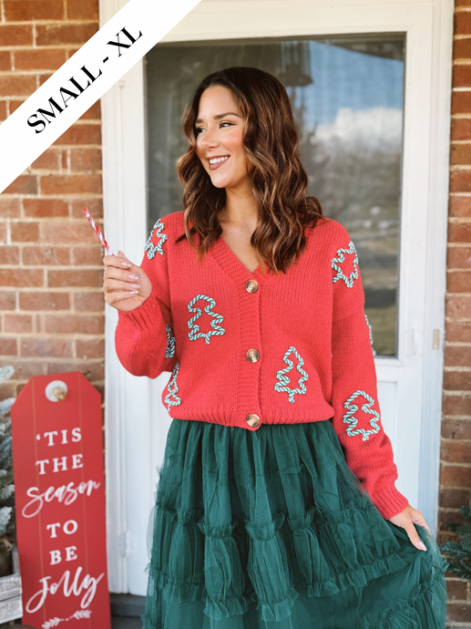 Rockin’ Around The Tree Cardigan