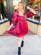 Load image into Gallery viewer, Martha May Mini Dress - Burgundy