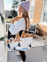 Load image into Gallery viewer, Ski Trip Embroidered Tote
