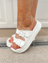 Load image into Gallery viewer, Birk Platform Sandal - White