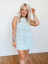 Load image into Gallery viewer, Indie Floral Denim Dress