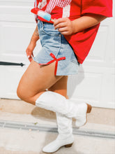 Load image into Gallery viewer, Rockets Red Glare Denim Shorts