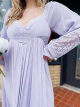 Load image into Gallery viewer, Fields of Lavender Lace Maxi