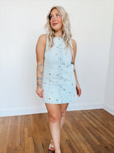Load image into Gallery viewer, Indie Floral Denim Dress