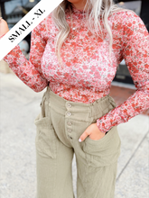 Load image into Gallery viewer, Rose a Day Mesh Top