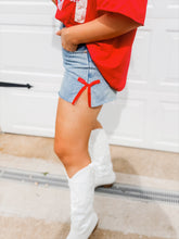 Load image into Gallery viewer, Rockets Red Glare Denim Shorts