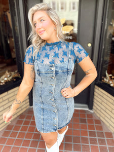 Sassy Moment Denim Dress