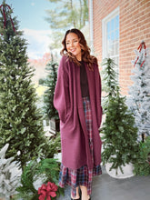 Load image into Gallery viewer, Keeping Up Cozy Cardigan | Dk Cherry
