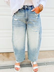 Make a Move Barrel Jean