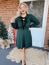 Load image into Gallery viewer, Noel Velvet Dress | Green