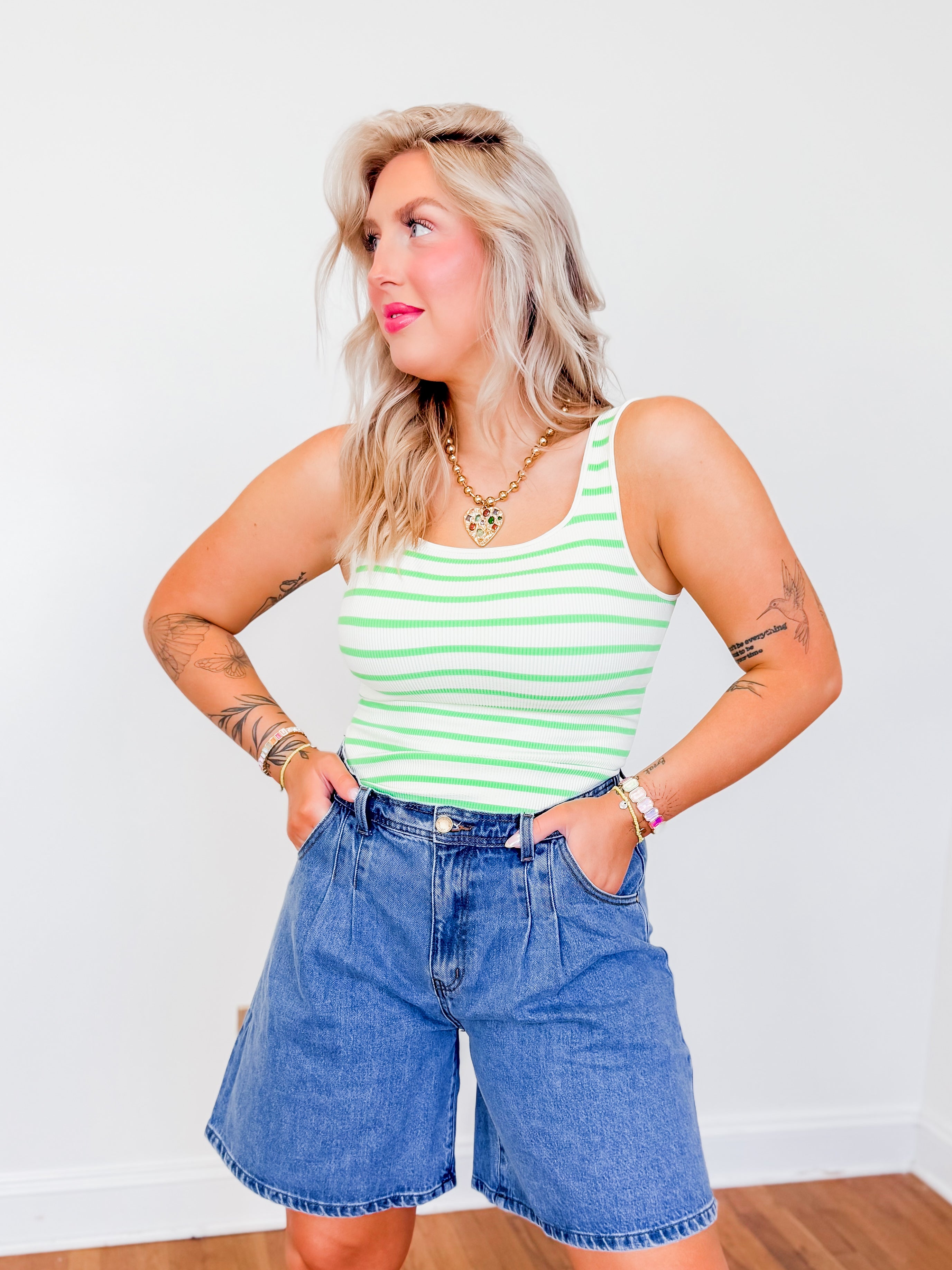 Charlie Bodysuit | Green – Henhouse Shoppe