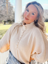 Load image into Gallery viewer, Social Hour Sweater - Cream