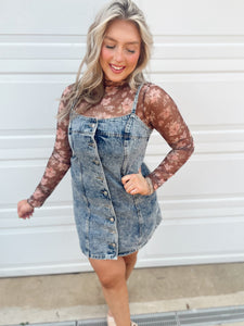 Sassy Moment Denim Dress